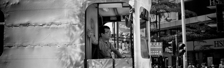 The tram driver