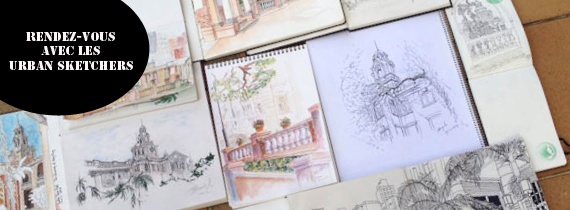 Rendez-vous avec les Urban Sketchers