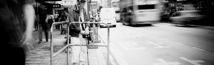 waiting for the bus